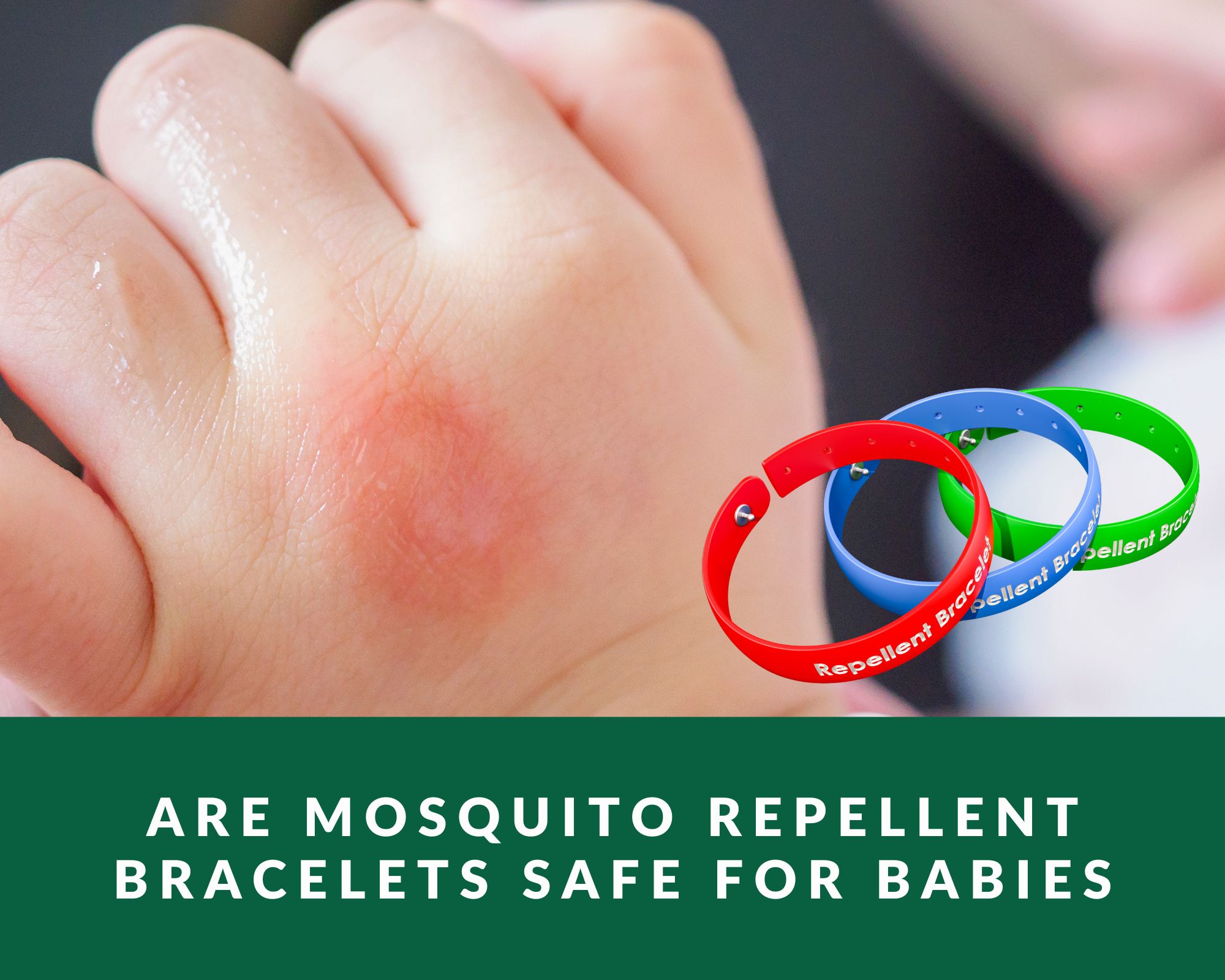 are mosquito repellent bracelets safe for babies